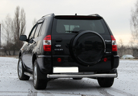 Chery Tiggo 1 2005–2016 Zadní oblouk (nerez) Ø60 mm fotografie 2