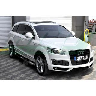 Boční nášlapy – nerezové trubky (2 ks) Audi Q7 2005–2015 fotografie 2