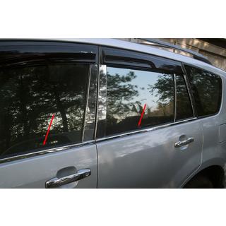 Nerezové okenní lišty Chery Tiggo 1 2005–2016 fotografie 1