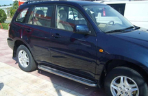 Chery Tiggo 1 2005–2016 Boční nášlapy Premium (2 ks, nerez) fotografie 4