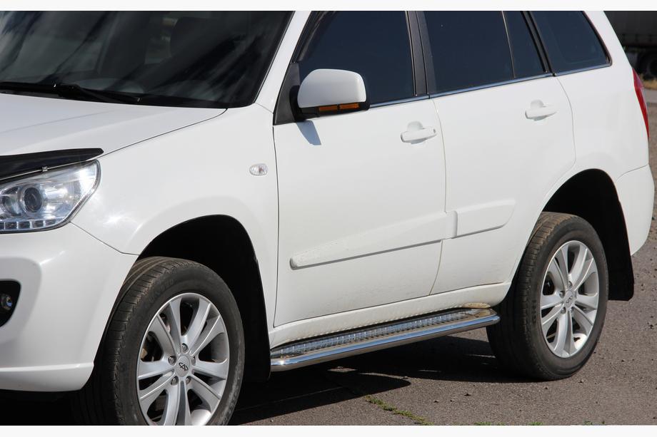 Chery Tiggo 1 2005–2016 Boční nášlapy Premium (2 ks, nerez) Image