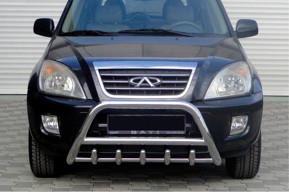 Chery Tiggo 1 2005–2016 Přední ochranný rám (bull bar) WT003 (nerez) Image