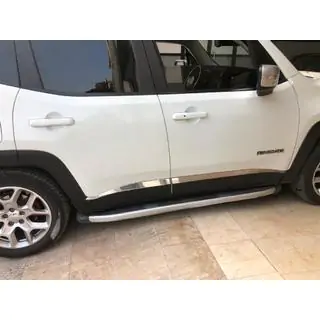 Nerezové lišty na dveře (4 ks) Jeep Renegade 2014– fotografie 2