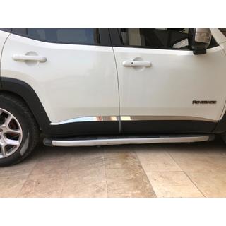 Nerezové lišty na dveře (4 ks) Jeep Renegade 2014– fotografie 3