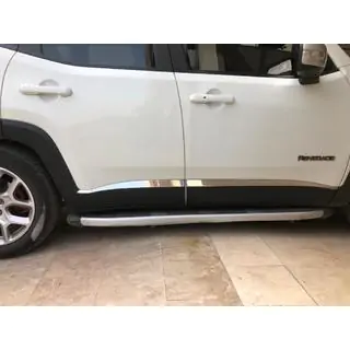 Nerezové lišty na dveře (4 ks) Jeep Renegade 2014– fotografie 3