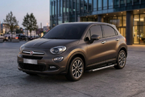 Fiat 500X 2014–2024 Boční nášlapy RedLine V1 (2 ks, hliník) fotografie 1