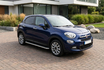 Fiat 500X 2014–2024 Boční nášlapy Maydos V1 (2 ks, hliník / nerez) fotografie 1