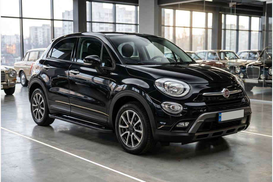 Fiat 500X 2014–2024 Boční nášlapy RedLine Black (2 ks, hliník) Image
