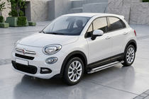 Fiat 500X 2014–2024 Boční nášlapy Rainbow (2 ks, hliník) fotografie 1