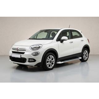 Boční prahy Allmond White (2 ks, hliník) Fiat 500X 2014–2024 fotografie 1