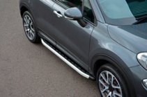 Fiat 500X 2014–2024 Boční nášlapy Fullmond (2 ks, hliník) fotografie 2