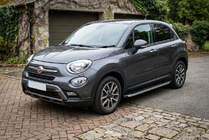 Fiat 500X 2014–2024 Boční nášlapy BlackLine (2 ks, hliník) fotografie 1