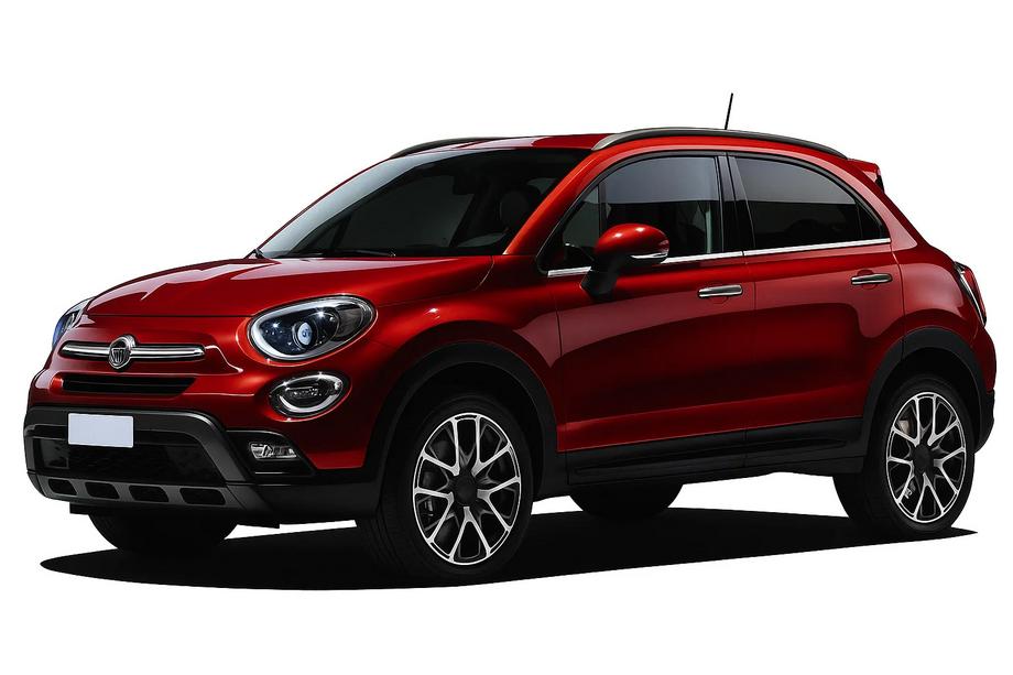 Fiat 500X 2014–2024 Okenní lišty (4 ks) Image