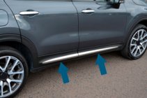 Fiat 500X 2014–2024 Dveřní lišty (4 ks) fotografie 2