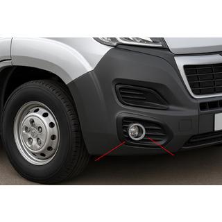 Nerezové rámečky mlhovek Citroen Jumper 2007–2025 fotografie 1
