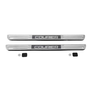 Nerezové prahové lišty s podsvícením (2 ks) Ford Courier 2014–2023 fotografie 4