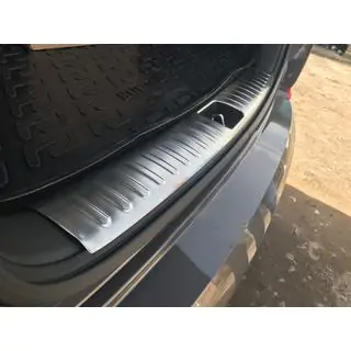 Ochranná lišta na zadní práh kufru OmsaLine (nerez) Hyundai Tucson TL 2016–2021 fotografie 2