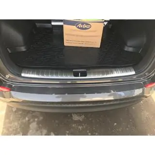 Ochranná lišta na zadní práh kufru OmsaLine (nerez) Hyundai Tucson TL 2016–2021 fotografie 3