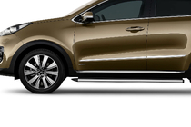 Kia Sportage 2015–2021 Nerezové lišty na dveře (4 ks) fotografie 3