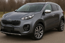 Kia Sportage 2015–2021 Chromové kryty zpětných zrcátek (2 ks, nerez) fotografie 3
