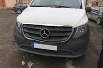 Mercedes Vito/V-class W447 2014– Nerezové rámečky masky chladiče (2 ks) fotografie 3
