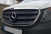 Mercedes Vito/V-class W447 2014– Nerezové rámečky masky chladiče (2 ks) fotografie 4