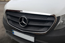 Mercedes Vito/V-class W447 2014– Nerezové rámečky masky chladiče (2 ks) fotografie 5