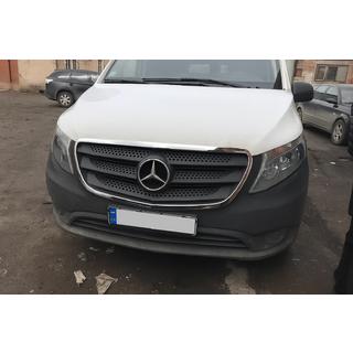 Nerezové rámečky masky chladiče (2 ks) Mercedes Vito/V-class W447 2014– fotografie 3