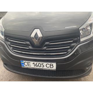 Nerezové lišty na masku chladiče 2015-2019 (5 ks) Renault Trafic 2015– fotografie 3