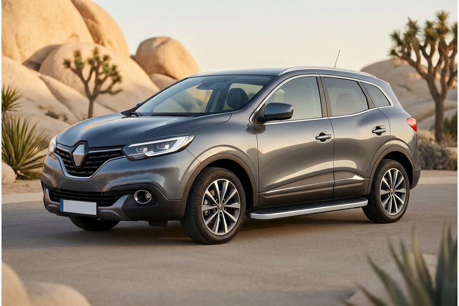 Renault Kadjar 2015–2022 Boční prahy Tayga Grey (2 ks, hliník) Image