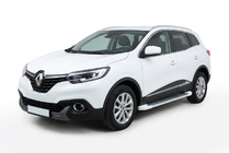 Renault Kadjar 2015–2022 Boční prahy Allmond White (2 ks, hliník) fotografie 1