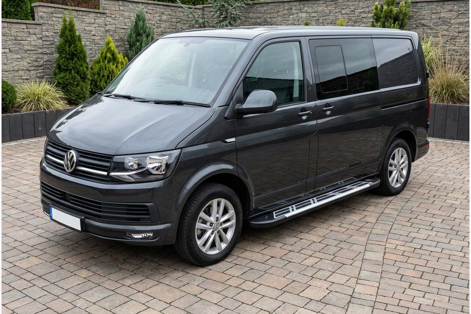 Volkswagen T6 2015–2024 Boční nášlapy Sunrise (2 ks, hliník) Krátký rozvor Image
