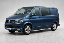 Volkswagen T6 2015–2024 Boční nášlapy Maydos V1 (2 ks, nerez) Pouze pro krátký rozvor fotografie 1
