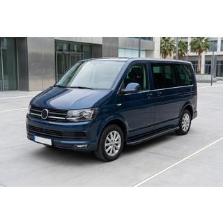Boční prahy Bosphorus Black (2 ks, hliník) Volkswagen T6 2015–2024 fotografie 1