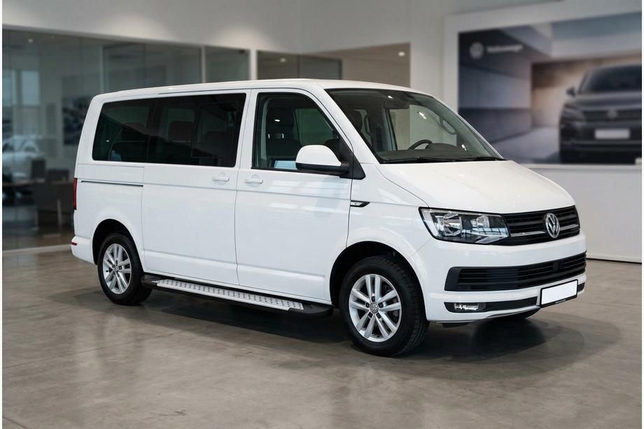 Volkswagen T6 2015–2024 Boční nášlapy Allmond Grey (2 ks, hliník) Krátký rozvor Image