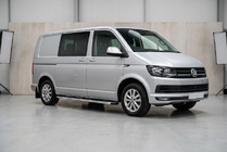 Volkswagen T6 2015–2024 Boční nášlapy Fullmond (2 ks, hliník) Krátký rozvor fotografie 1