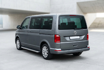 Volkswagen T6 2015–2024 Boční nášlapy BlackLine (2 ks, hliník) Dlouhý rozvor fotografie 1