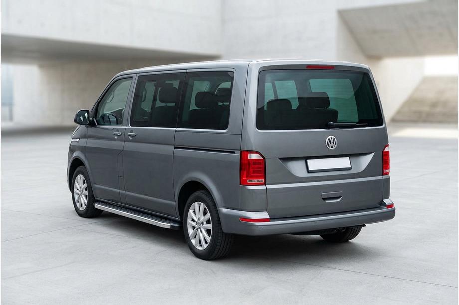 Volkswagen T6 2015–2024 Boční nášlapy BlackLine (2 ks, hliník) Dlouhý rozvor Image