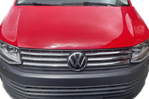 Volkswagen T6 2015–2024 Chromové lišty na masku 2015-2019 (4 ks, nerez) Carmos - turecká ocel fotografie 4
