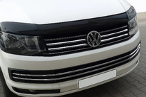 Volkswagen T6 2015–2024 Chromové kryty mřížky nárazníku 2015-2019 (6 ks, nerez) fotografie 1