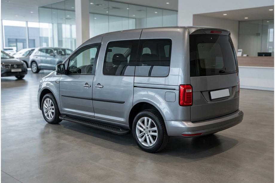 Volkswagen Caddy 2015–2020 Boční nášlapy Allmond Black (2 ks, hliník) Image