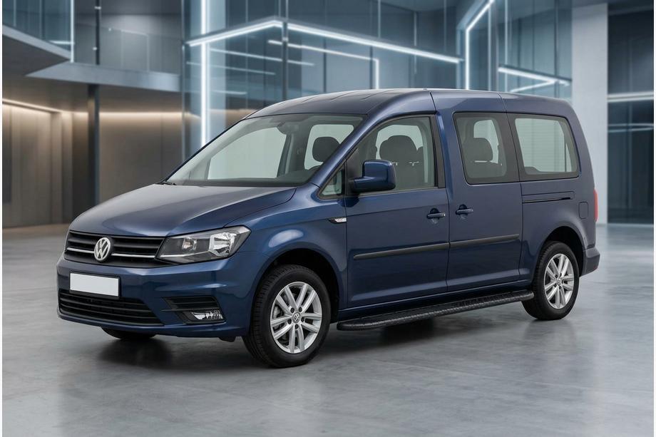 Volkswagen Caddy 2015–2020 Boční prahy Bosphorus Black (2 ks, hliník) Image