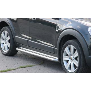 Boční nášlapy Premium (2 ks, nerez) Chevrolet Captiva 2006–2019 fotografie 1