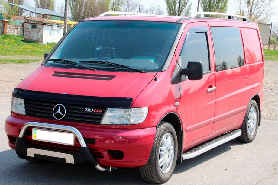 Mercedes Vito W638 1996–2003 Boční nášlapy Fullmond (2 ks, hliník) Fotografie 2
