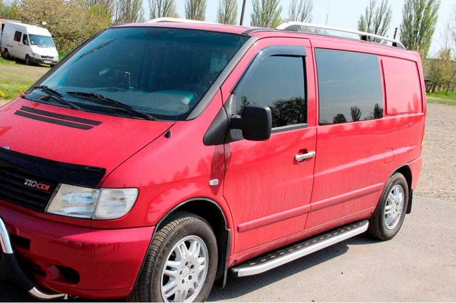 Mercedes Vito W638 1996–2003 Boční nášlapy Fullmond (2 ks, hliník) Fotografie 4