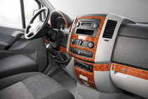 Mercedes Sprinter W906 2006–2018 Dekor palubní desky (Meric, 19 dílů) Hliník fotografie 1