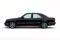 Mercedes třída E W210 1995–2002 Spodní lišty oken (4 ks, nerez) Carmos - turecká ocel fotografie 3