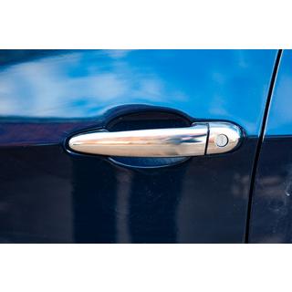 Chromové kryty klik dveří (4 ks, nerez) BMW X5 E70 2007–2013 fotografie 2