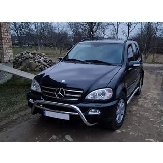 Nerezové lišty na hranu masky chladiče (5 ks) Mercedes ML W163 1997–2005 fotografie 2