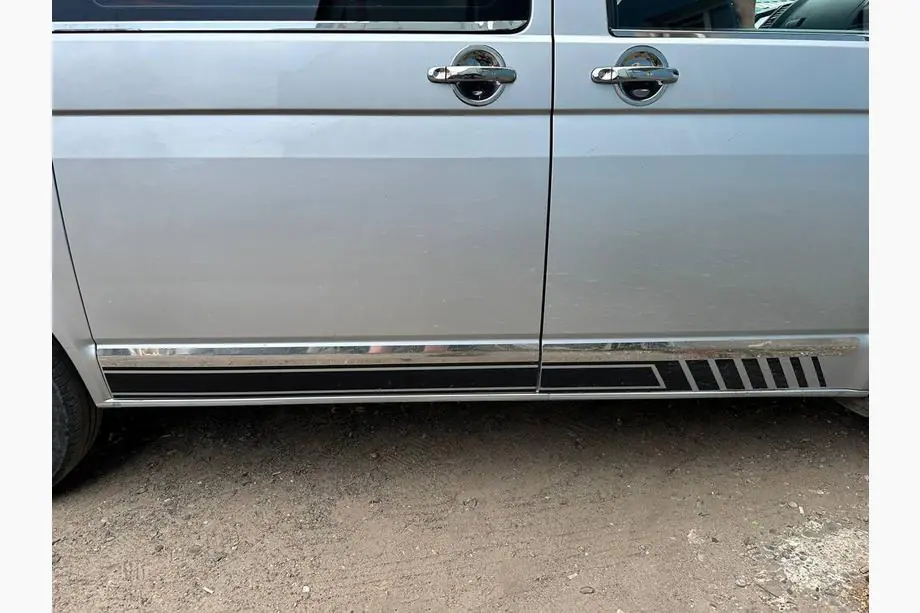 Volkswagen T5 Transporter 2003–2010 Nerezové kryty klik dveří Fotografie 17